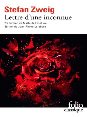 cover image of Lettre d'une inconnue (édition enrichie)